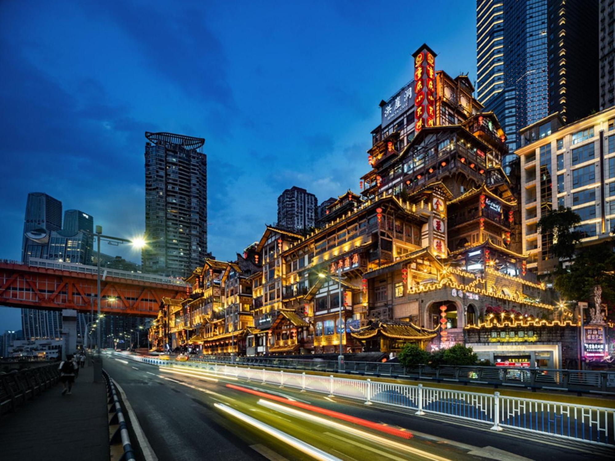 Intercontinental Chongqing Raffles City By Ihg Exterior foto